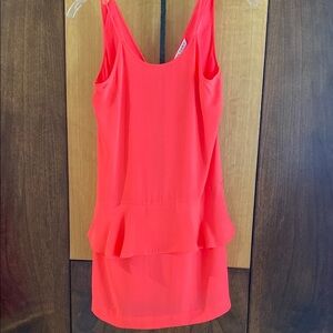 Trina Turk- Women's Sleeveless Coral mini dress.